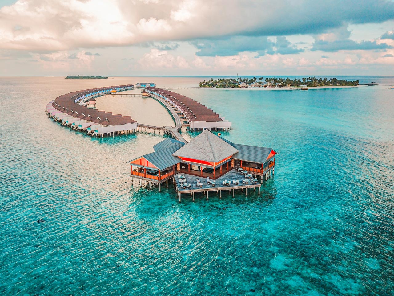 Villas in The Maldives.