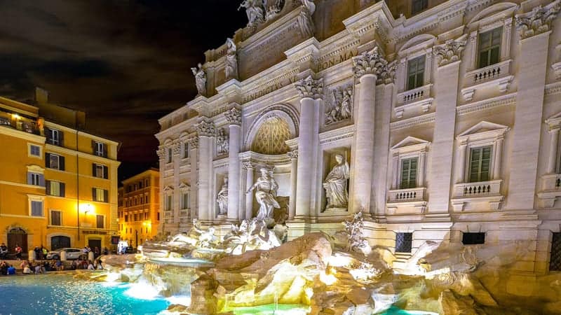 Trevi Fountain, Rome - Best Italy Cruises