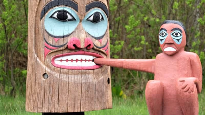 Totem pole in Ketchikan, Alaska - Viking Alaska Cruise