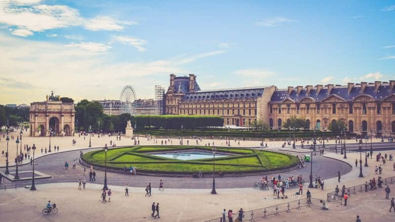 Louvre Museum in Paris, France