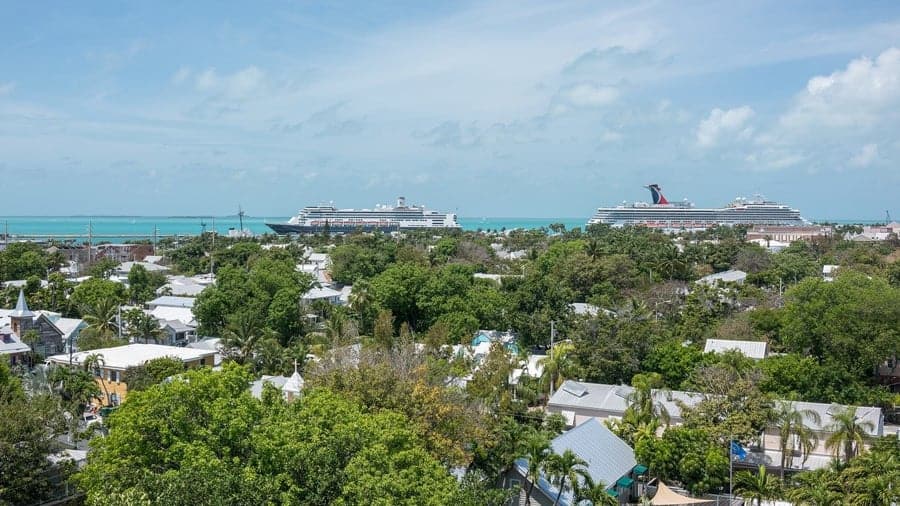 Cruise ships in Key West, Florida