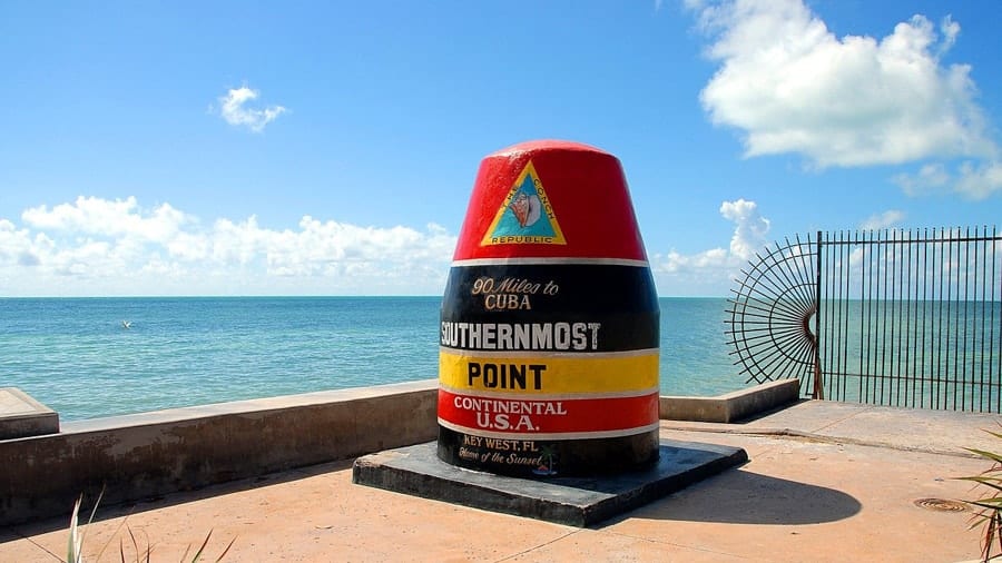 Southernmost Point Monument in Key West, Florida