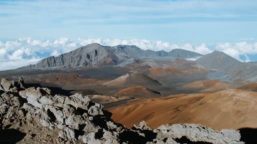 Crater in Haleakala National Park, Maui