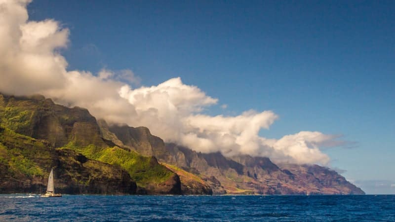 Na Pali Coast, Kauai, Hawaii cruises from Los Angeles