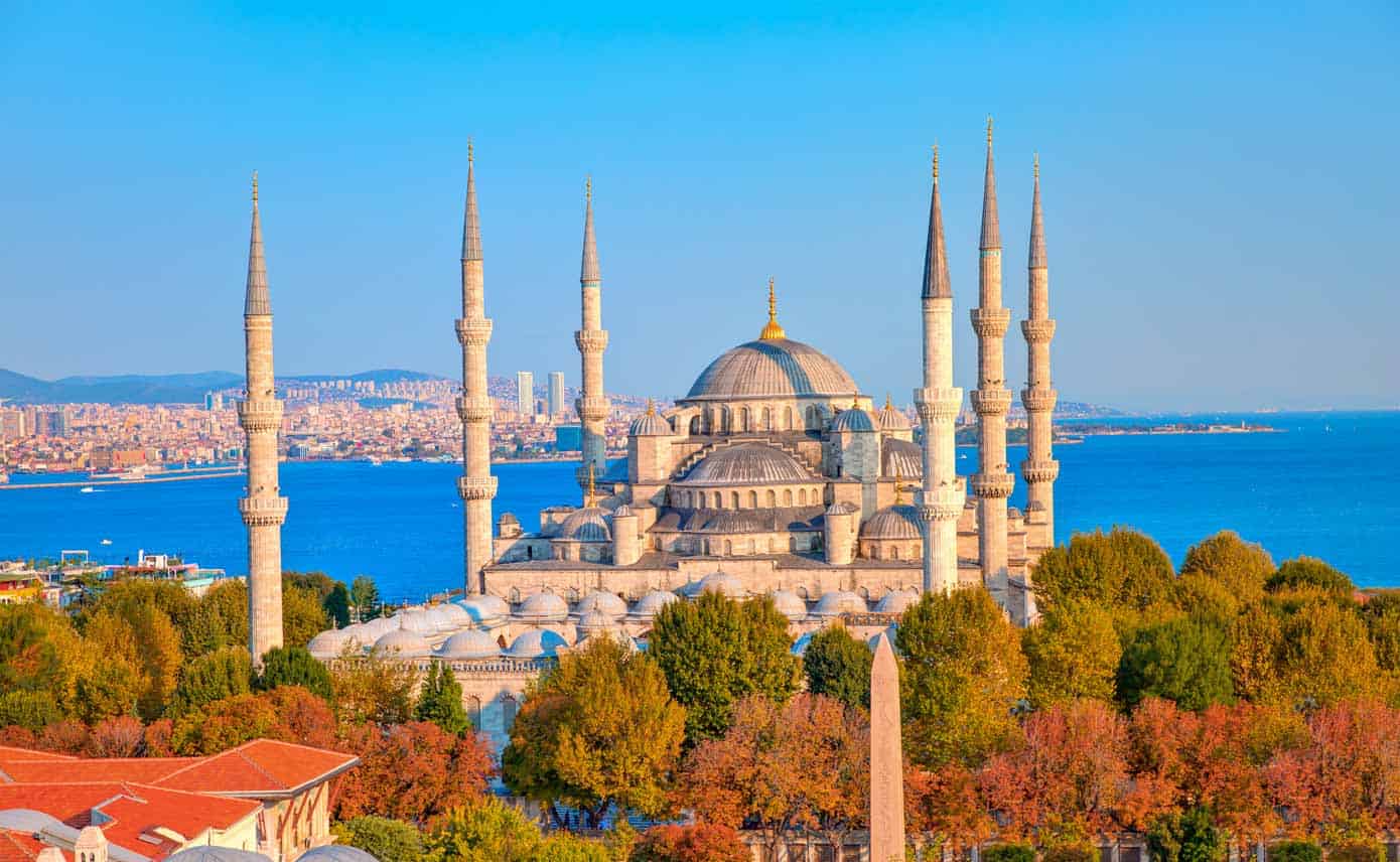 Blue Mosque in Istanbul, Turkey.