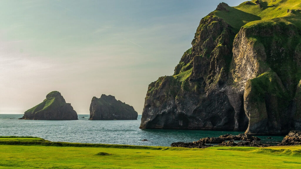 Elephant Rock, Heimaey, Iceland.