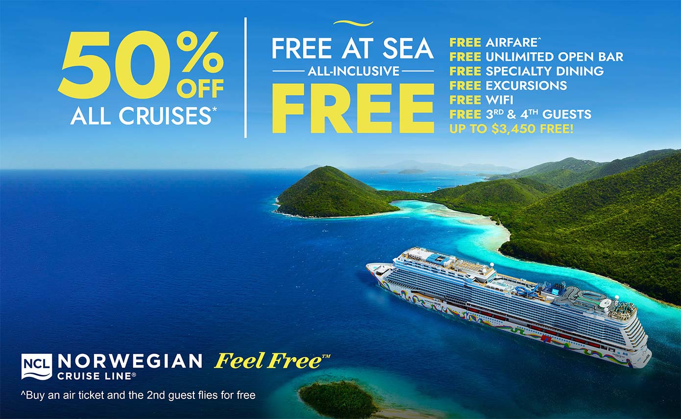 Norwegian Cruise Line's Free at Sea offer.