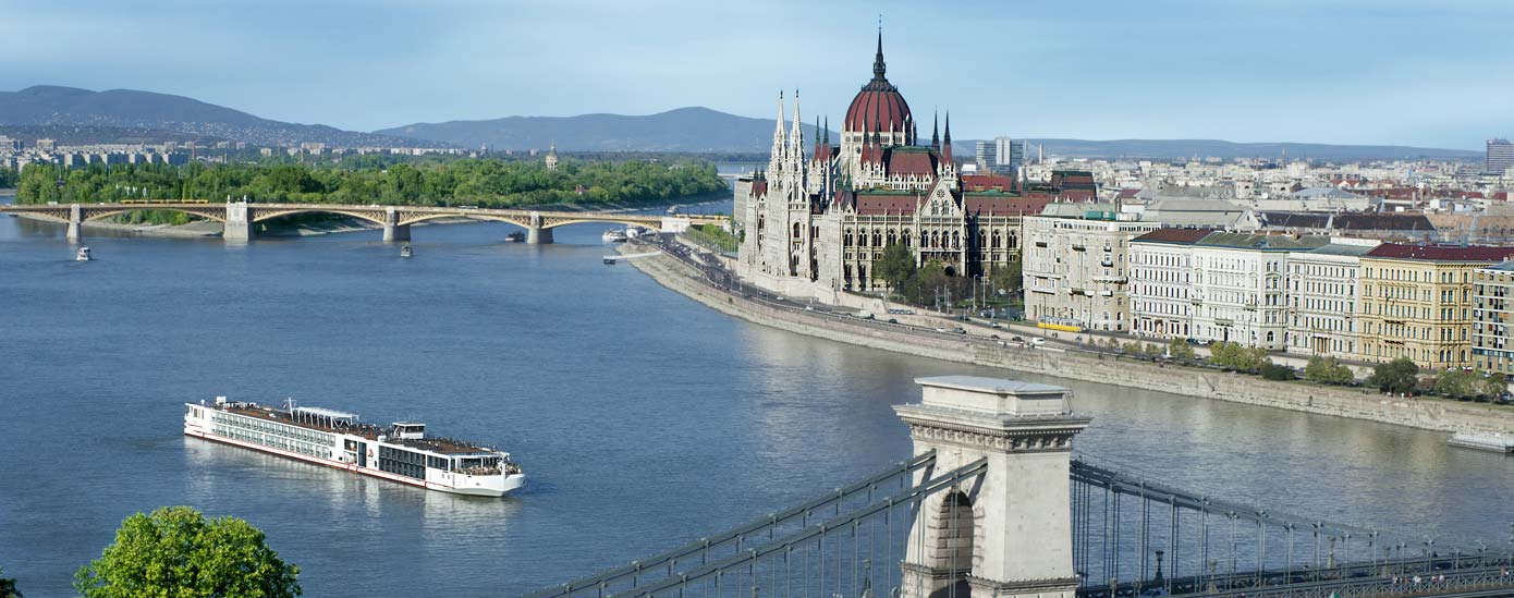 Viking River Cruise in Budapest, Hungary.