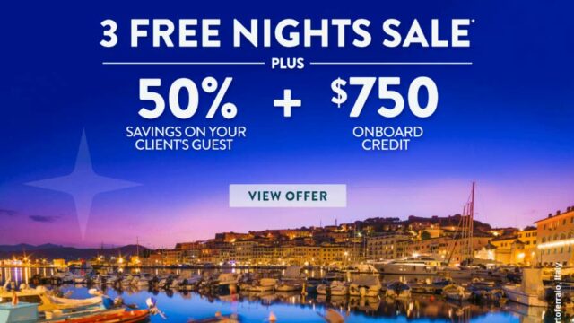 Azamara: 3 FREE Nights + 50% OFF Your Guest + $750 Onboard Credit