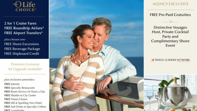 Oceania Cruises: 2 for 1 Cruise Fares + FREE Roundtrip Airfare + Free Airport Transfers + OLife Choice + Agency EXCLUSIVE Offer