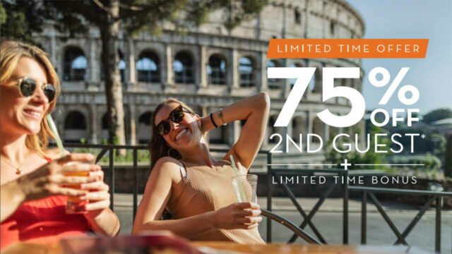 Celebrity: 75% OFF 2nd Guest + Up to $200 in Savings