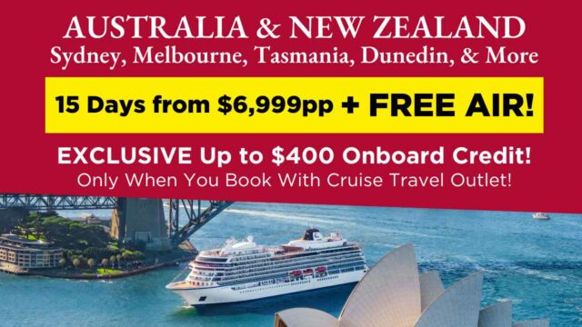 Viking: 15-Day Australia & New Zealand from $6,999pp Including Air