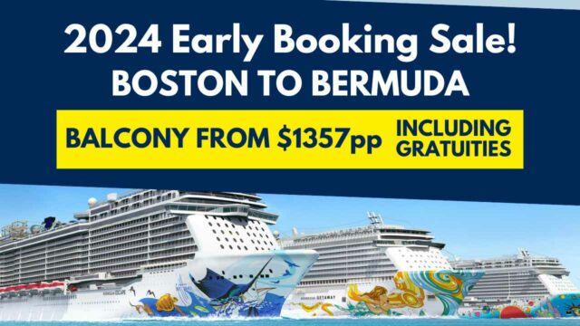 Norwegian: Boston to Bermuda 2024 Early Booking Sale