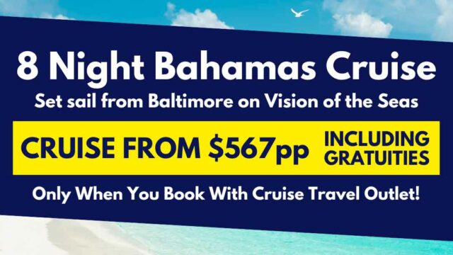 Royal Caribbean: 8 Night Bahamas Cruise from $567pp Including Gratuities