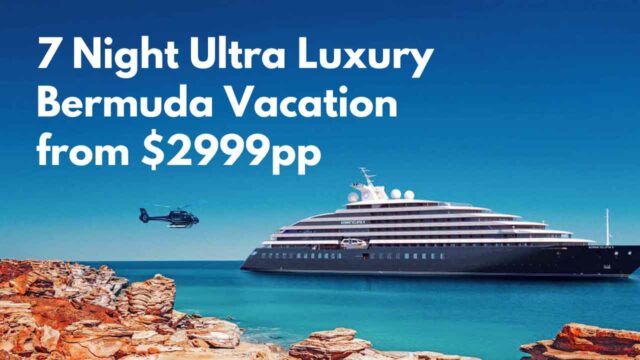 Scenic: 7 Night Ultra Luxury Bermuda Vacation from $2999pp