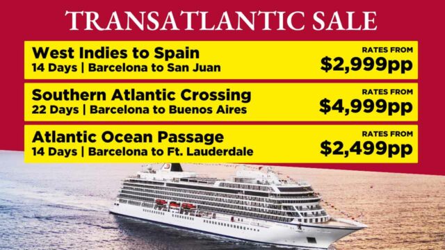 Viking Ocean Cruises: Transatlantic Sale