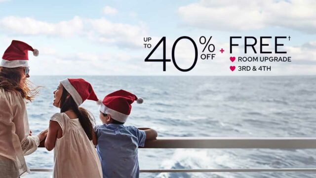 Princess: Up to 40% Off + FREE Room Upgrade + 3rd and 4th Guests Sail FREE