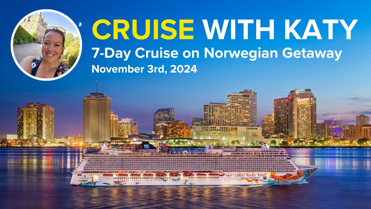 Cruise with Katy graphic.