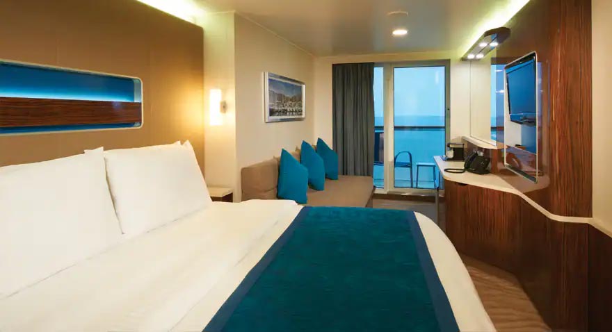 Norwegian getaway balcony cabin.
