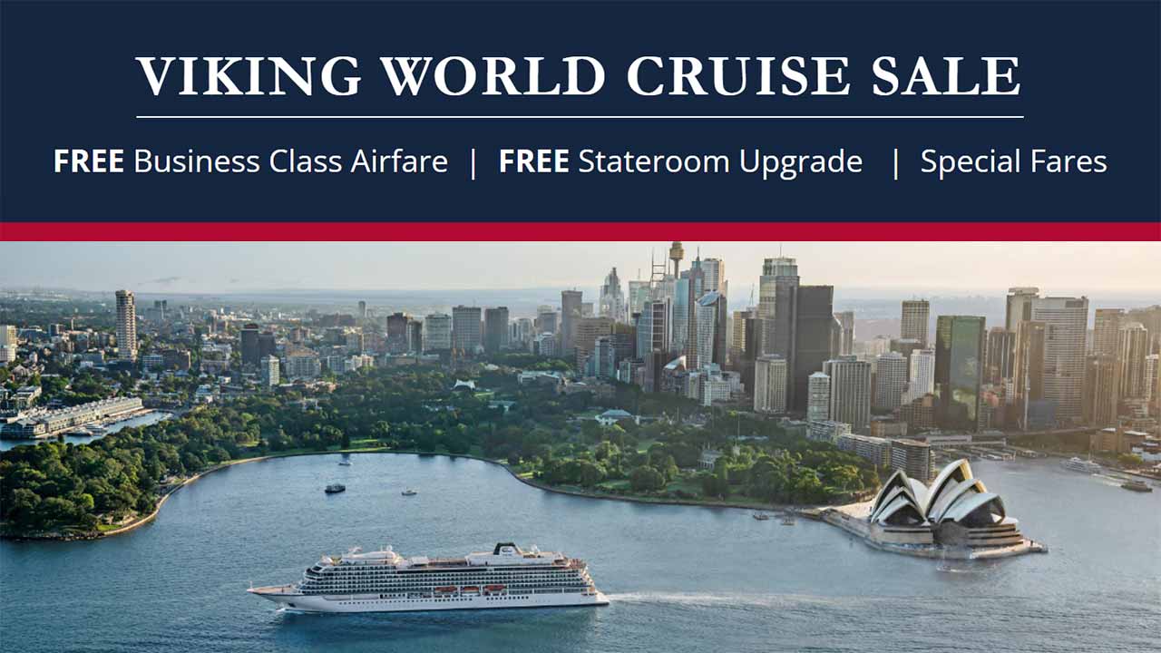 Viking World Cruise sale.
