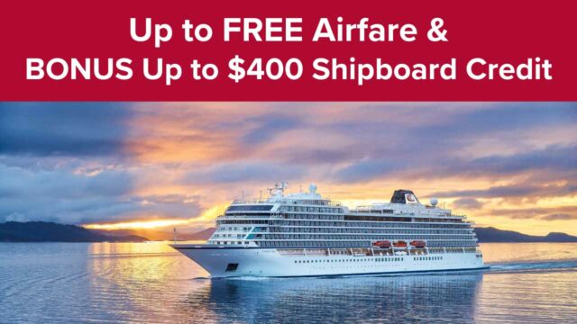 Viking Ocean Cruises: Up to FREE Air + Bonus Shipboard Credit