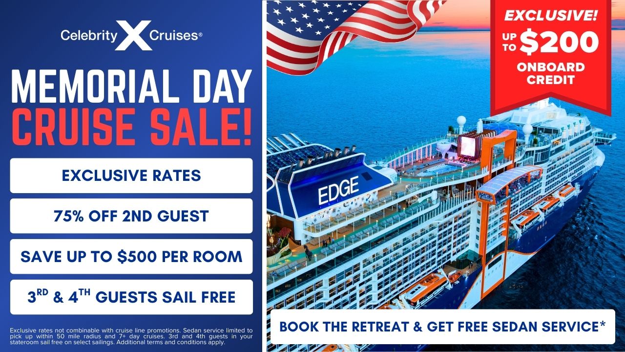 Celebrity Cruises Memorial Day Sale