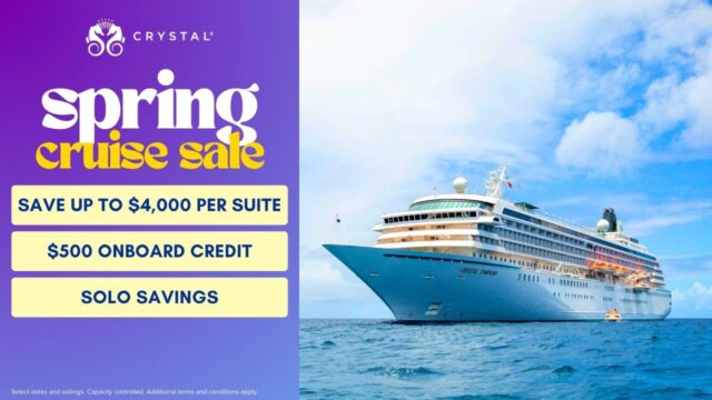 Crystal Cruises Spring Sale