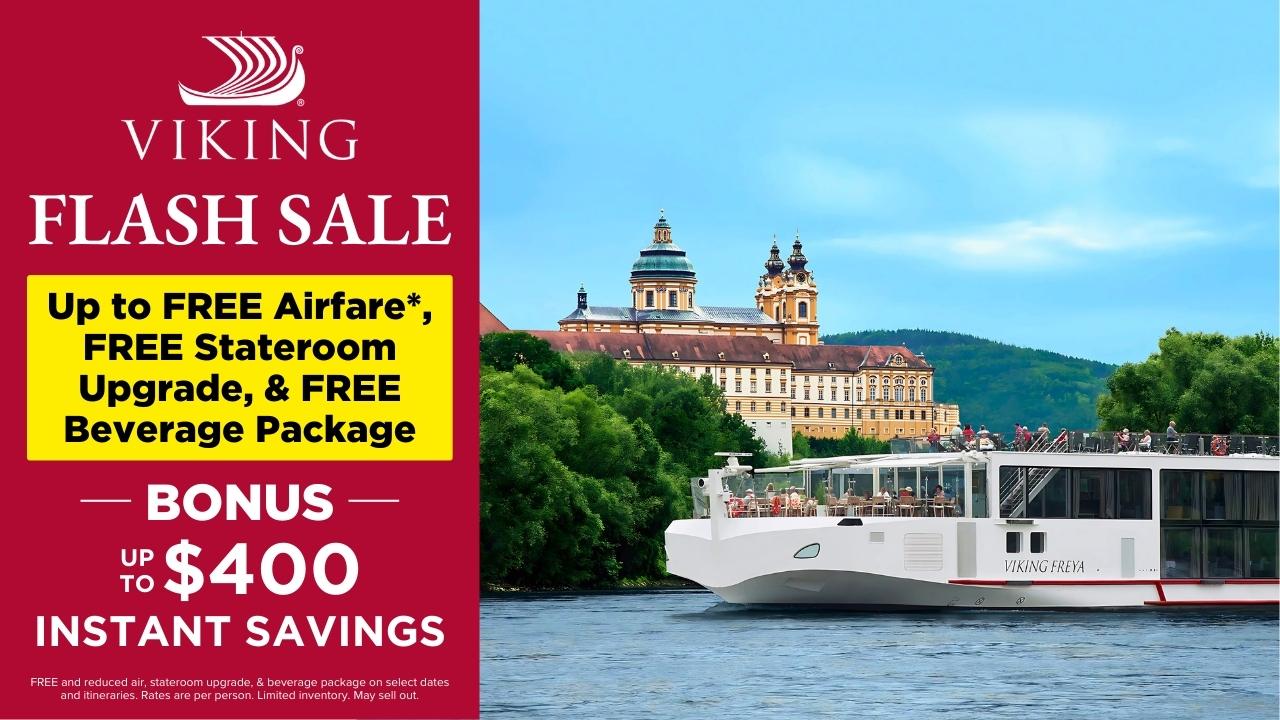 Viking: 4-Day Flash Sale Viking flash sale graphic.