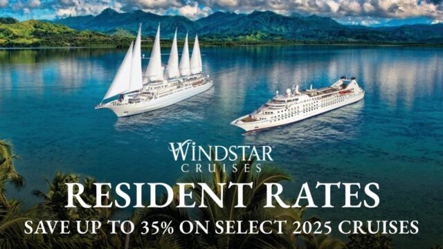 Windstar Cruises: Resident Rates Save Up to 35%