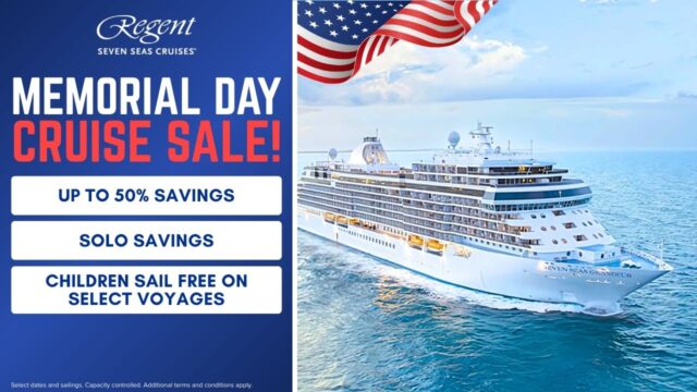 Regent Seven Seas Memorial Day Sale