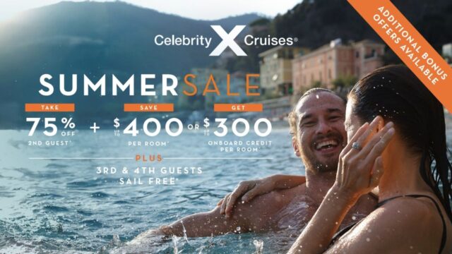 Celebrity Cruises Summer Sale