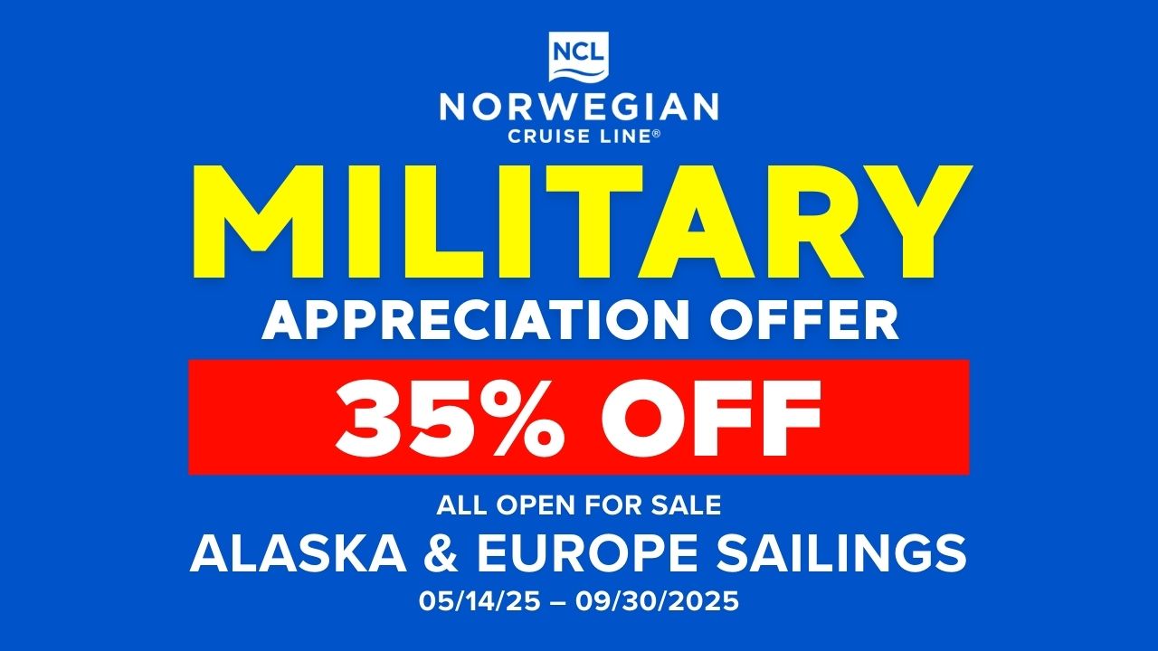 Norwegian: Military Appreciation Offer Norwegian Cruise Line Military appreciation offer.