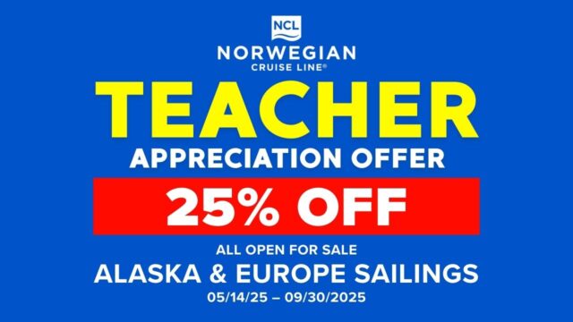 Norwegian: Teacher Appreciation Offer