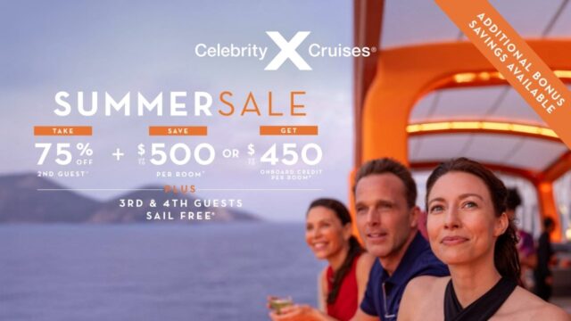 Celebrity Cruises Summer Sale