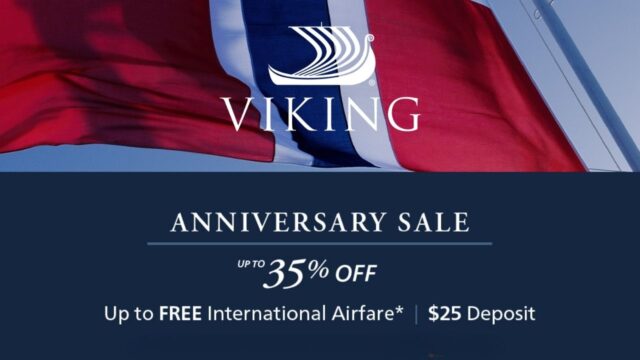 Viking Cruises Anniversary Sale