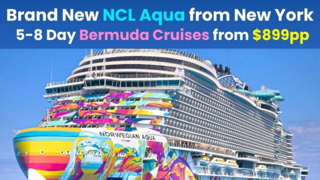 Norwegian Aqua: Bermuda Cruises from New York from $899pp
