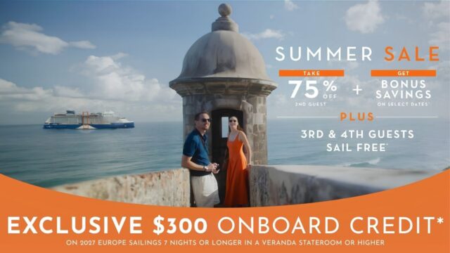 Celebrity Cruises Europe 2027 Sale